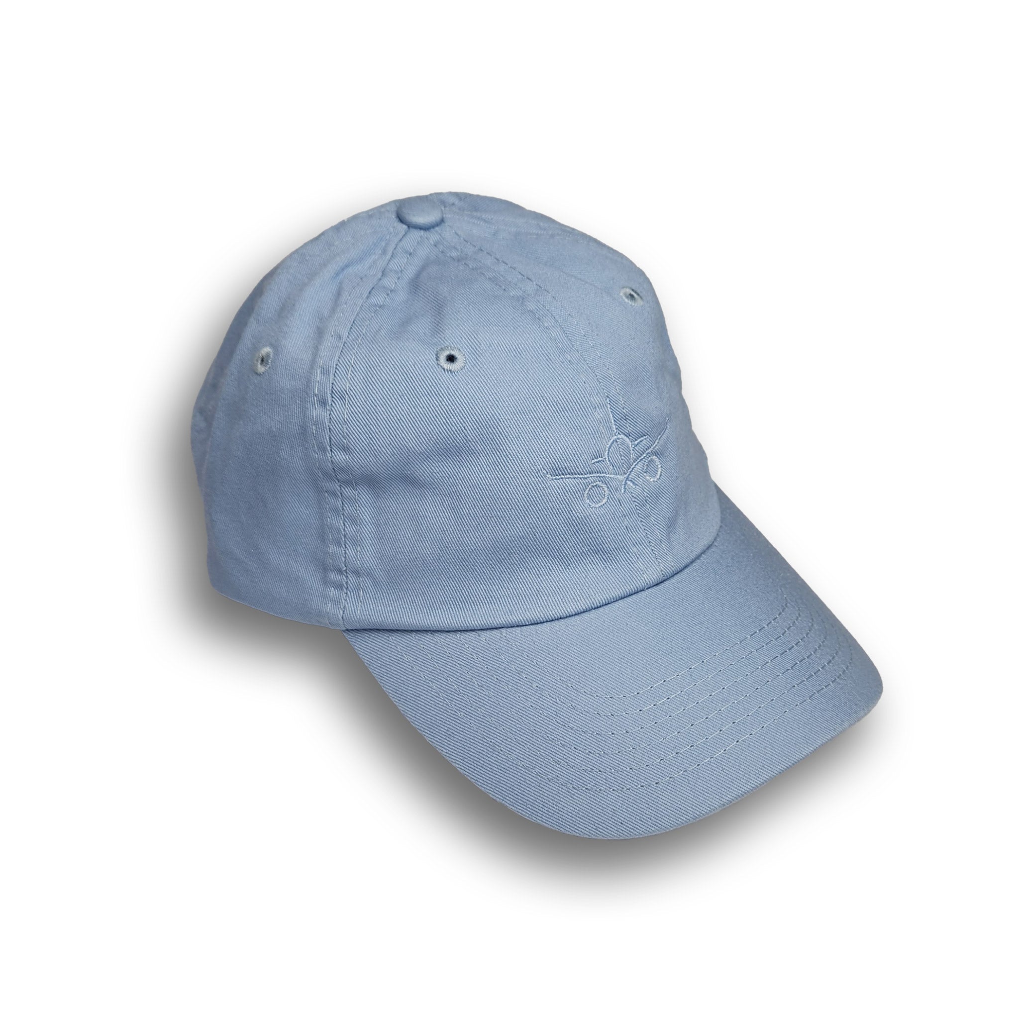"VFR" - Unstructured Ultra Blue Aviation Dad Cap w/ Blue Embroidered Logo