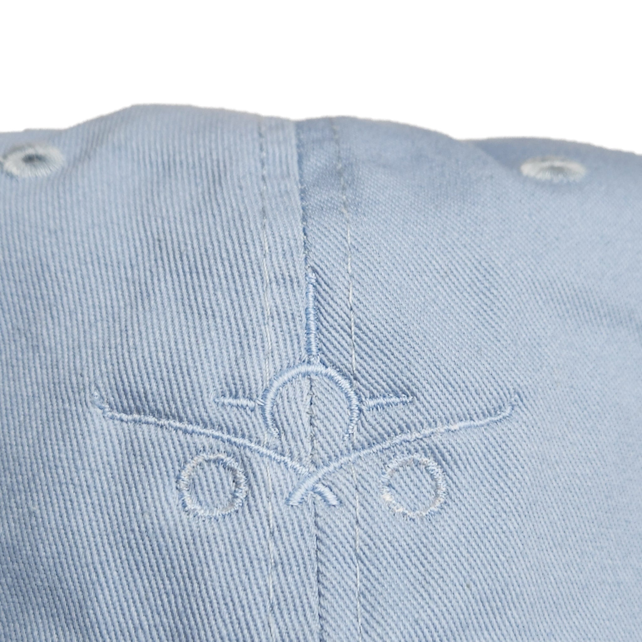 "VFR" - Unstructured Ultra Blue Aviation Dad Cap w/ Blue Embroidered Logo